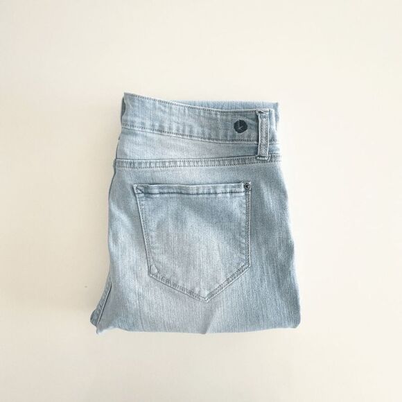 Kensie Womens Denim Jeans Skinny High Rise Light Blue Wash Size 10 - Picture 4 of 10